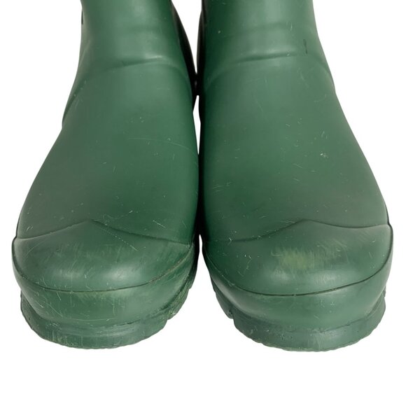 HUNTER Original Tall Womens Size 6 Green Outdoor Waterproof Knee High Rain Boots - Picture 6 of 14